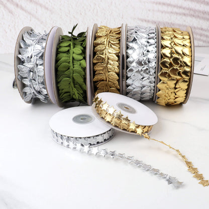 Ruban de flocon de neige transparent de Noël