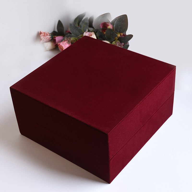 Velvet Square Flower Boxes, 9.5 Inch