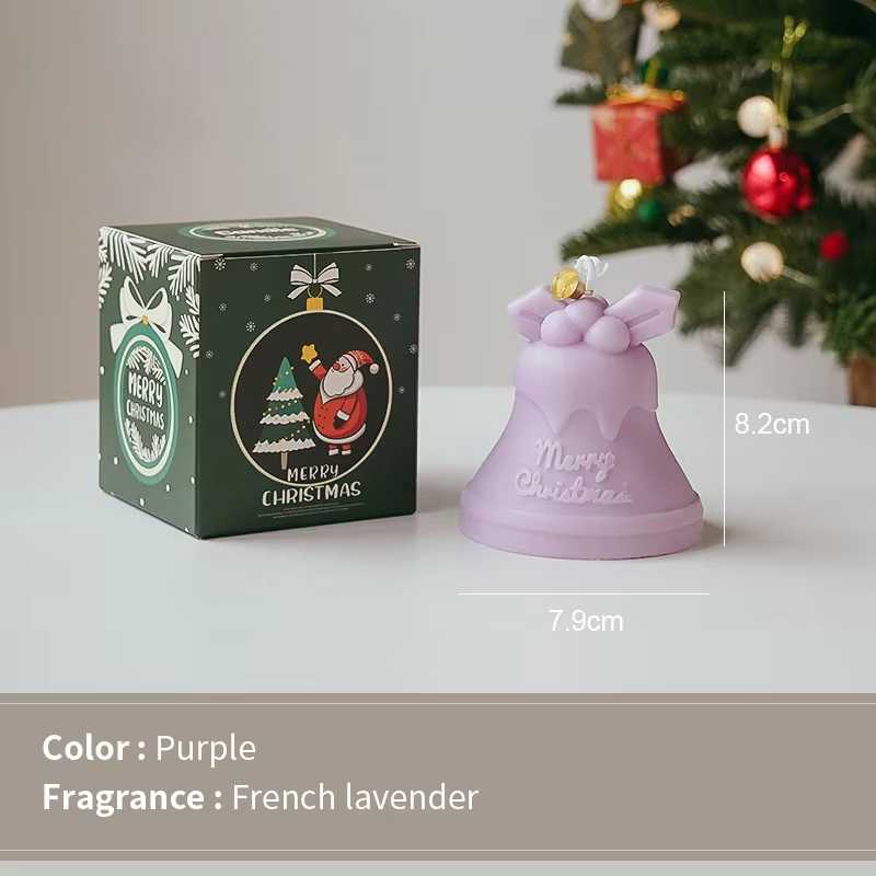 Bougies de Noël à clochettes