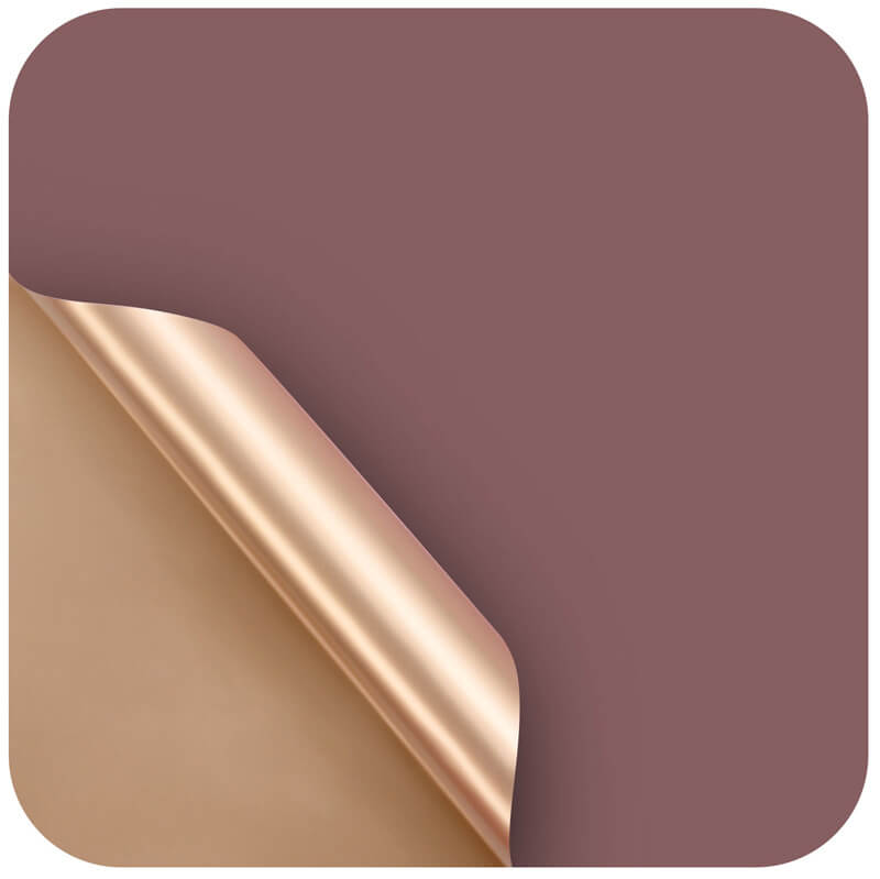 Gold Flower Bouquet Wrapping Paper, 24x24 Inch, 20 Sheets