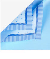 Plaid Flower Wrapping Paper, 22.8 × 22.8 Inch, 20 Sheets