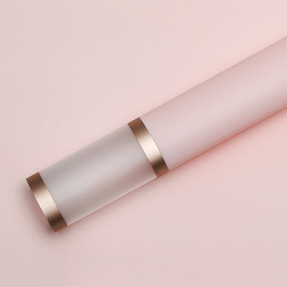 Gold Border Frosted Florist Wrapping Paper, 58x58cm/20sheets