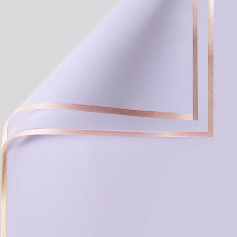 Gold-edge Jelly Flower Paper, 23.6 × 23.6 Inch, 20 Sheets