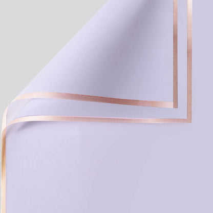 Gold-edge Jelly Flower Paper, 23.6 × 23.6 Inch, 20 Sheets