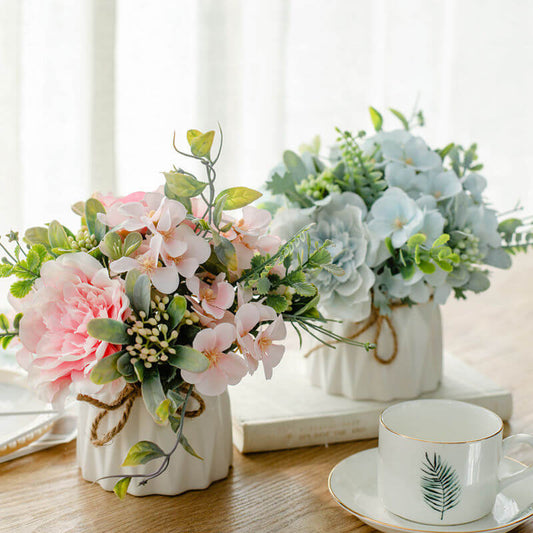 Camellia Hydrangea Artificial Flowers