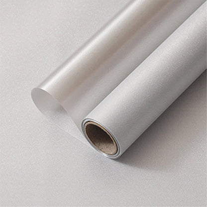 Bouquet Wrapping Paper, Silk Texture Silver Flash