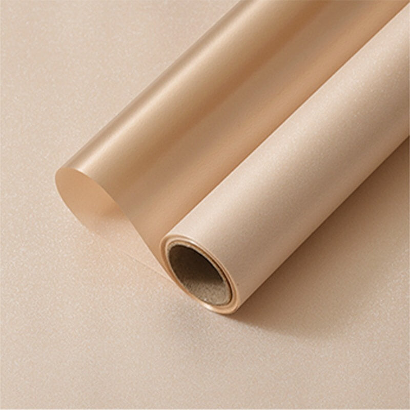 Bouquet Wrapping Paper, Silk Texture Silver Flash