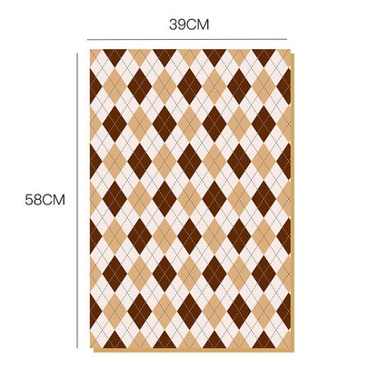 Brown Color Bouquet Wrapping Paper