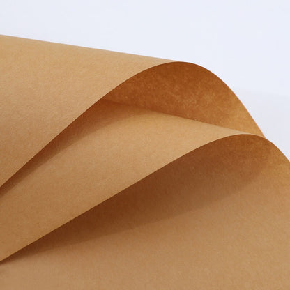 Brown Color Bouquet Wrapping Paper