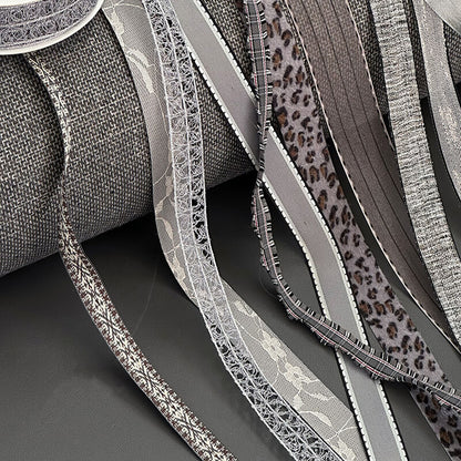 Gray Series Ribbon, 10 Yards