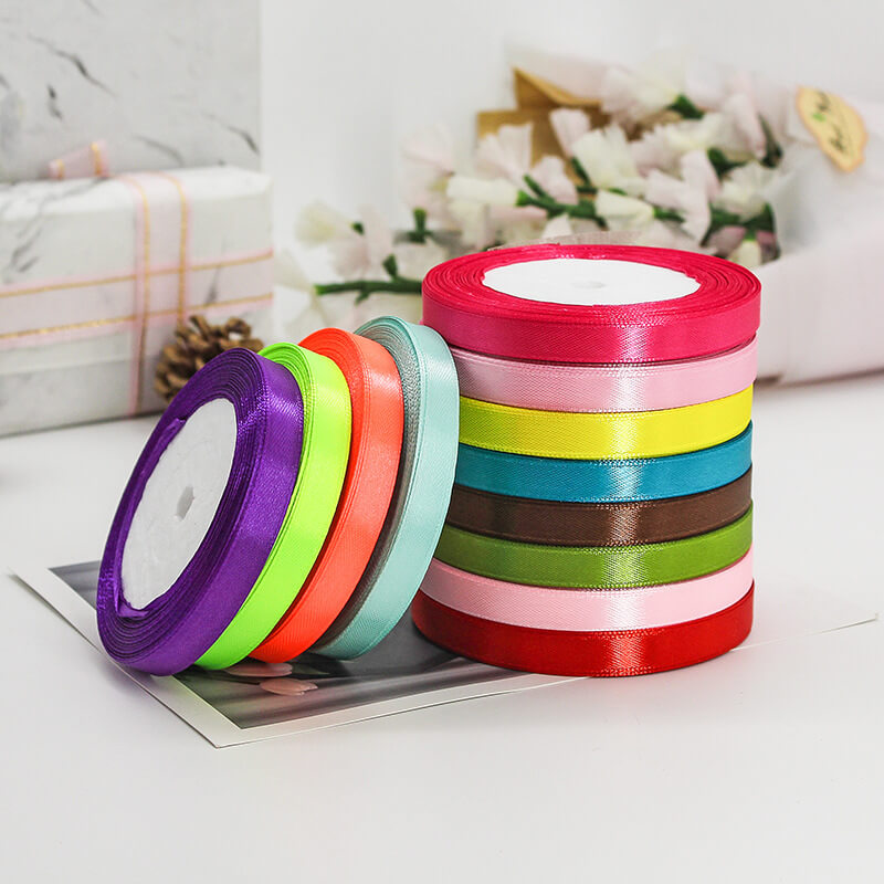 Satin Gift Flower Packaging Ribbon