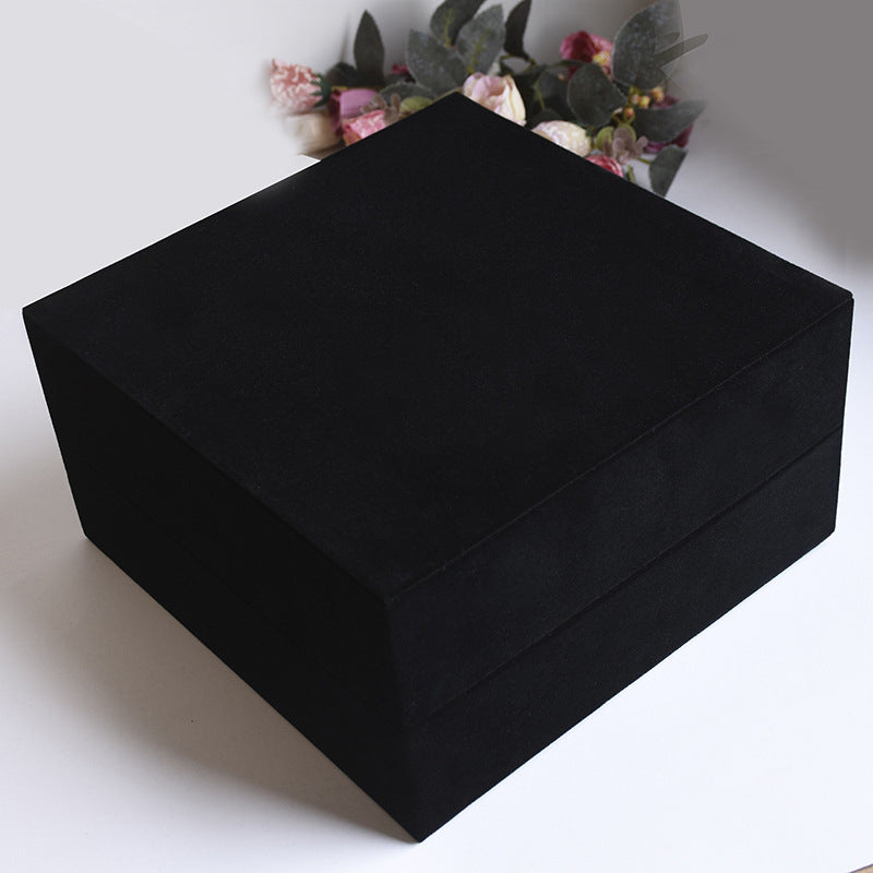 Velvet Square Flower Boxes, 6.3 Inch