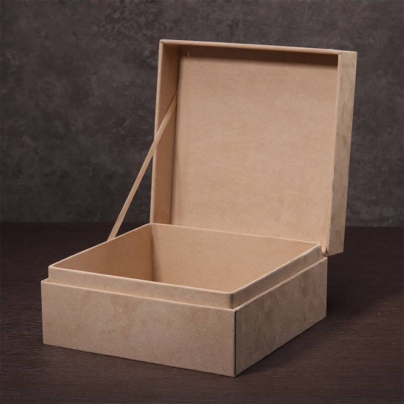 Boîte à fleurs ronde en velours 