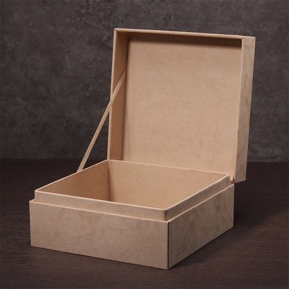 Boîte à fleurs ronde en velours 