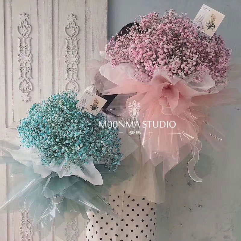 Solid Color Flower Wrapping Paper, 58x58cm/20sheets