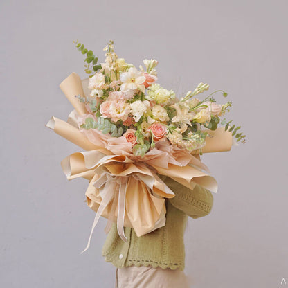 Colored Korean Wrapping Paper for Bouquets, 23x23 Inch, 20 Sheets