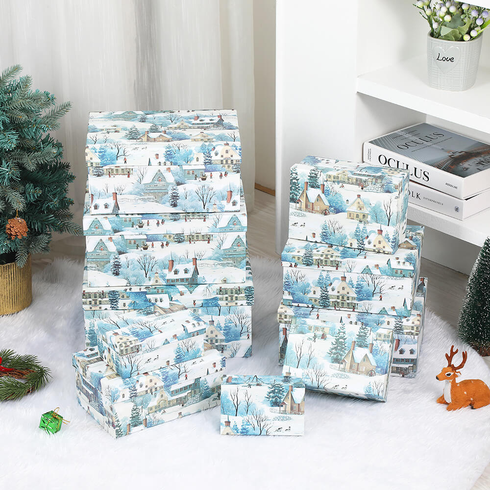 Christmas Square Gift Box Set