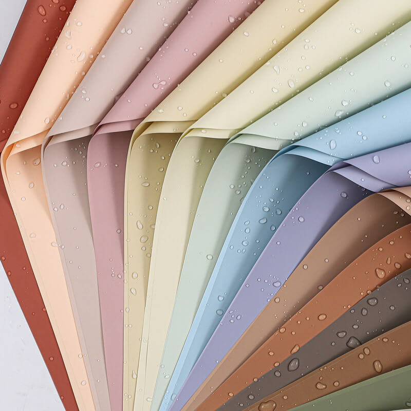 Solid-colored Matte Florist Paper, 23 x 23 Inch