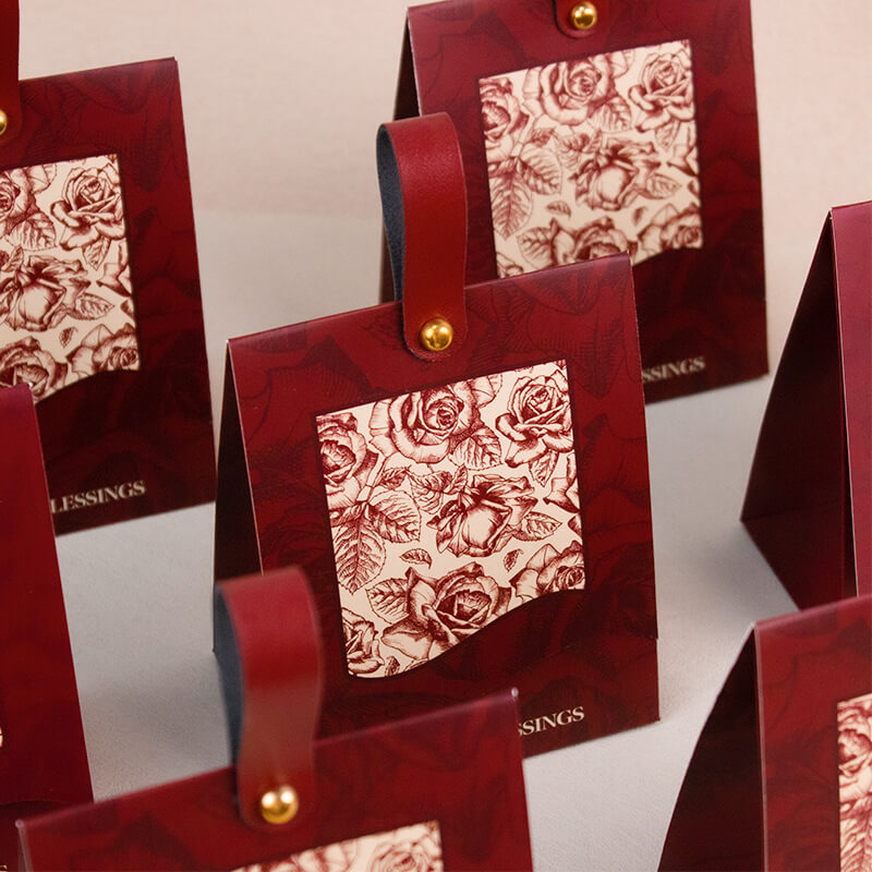 Coffret cadeau carré en papier pour bonbons, savon artisanal et pâtisserie