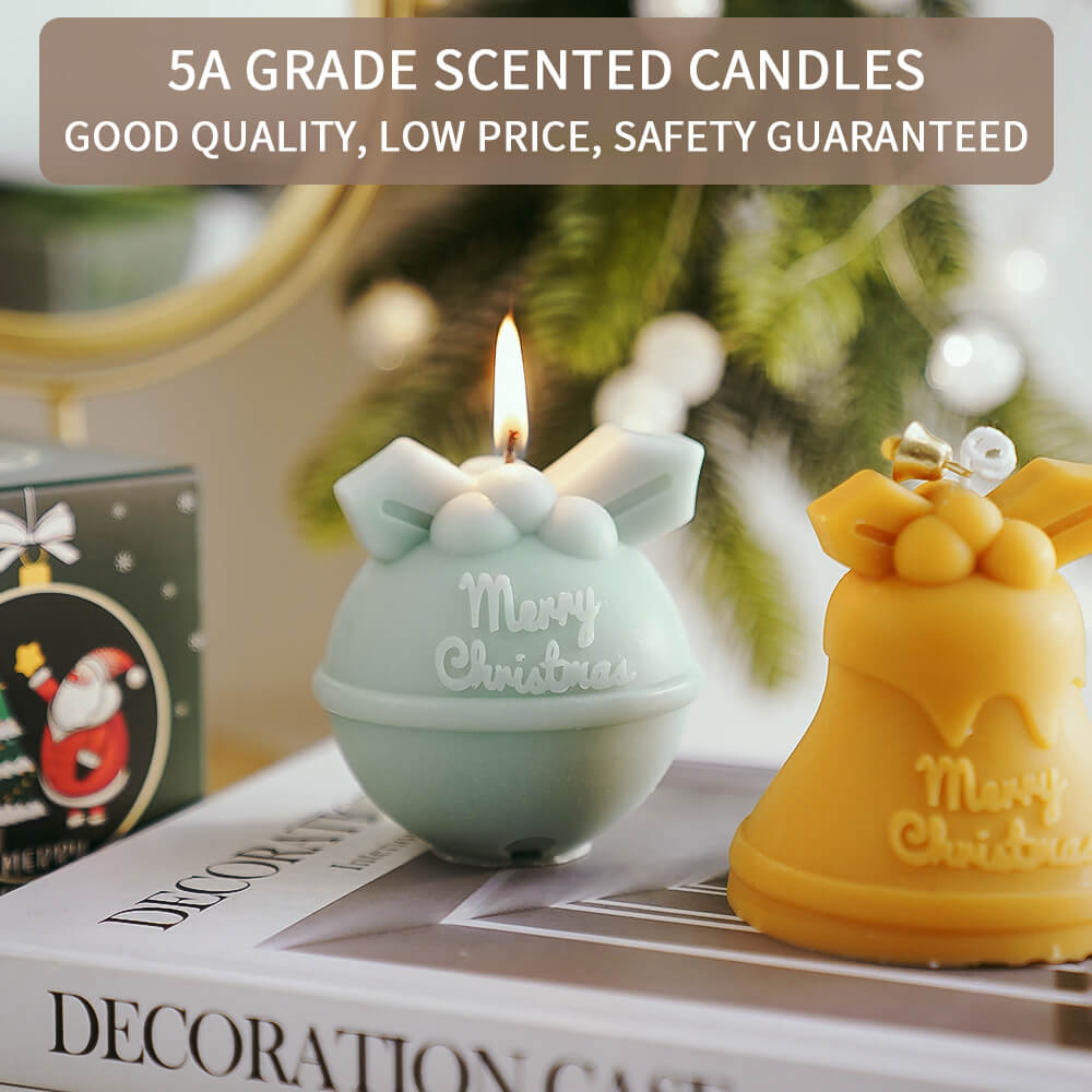 Bougies de Noël à clochettes