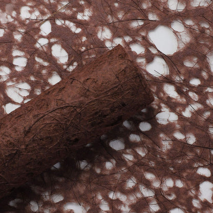 Boîte à fleurs ronde en velours 