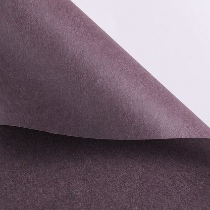 Boîte à fleurs ronde en velours 