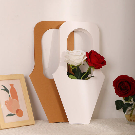 Hand Flower Paper Bag, 10pcs