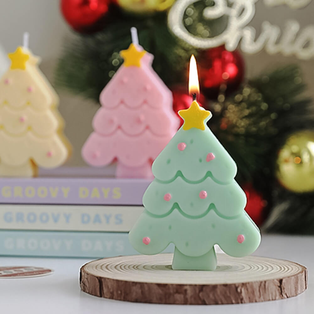 Christmas Tree Shape Scented Candle