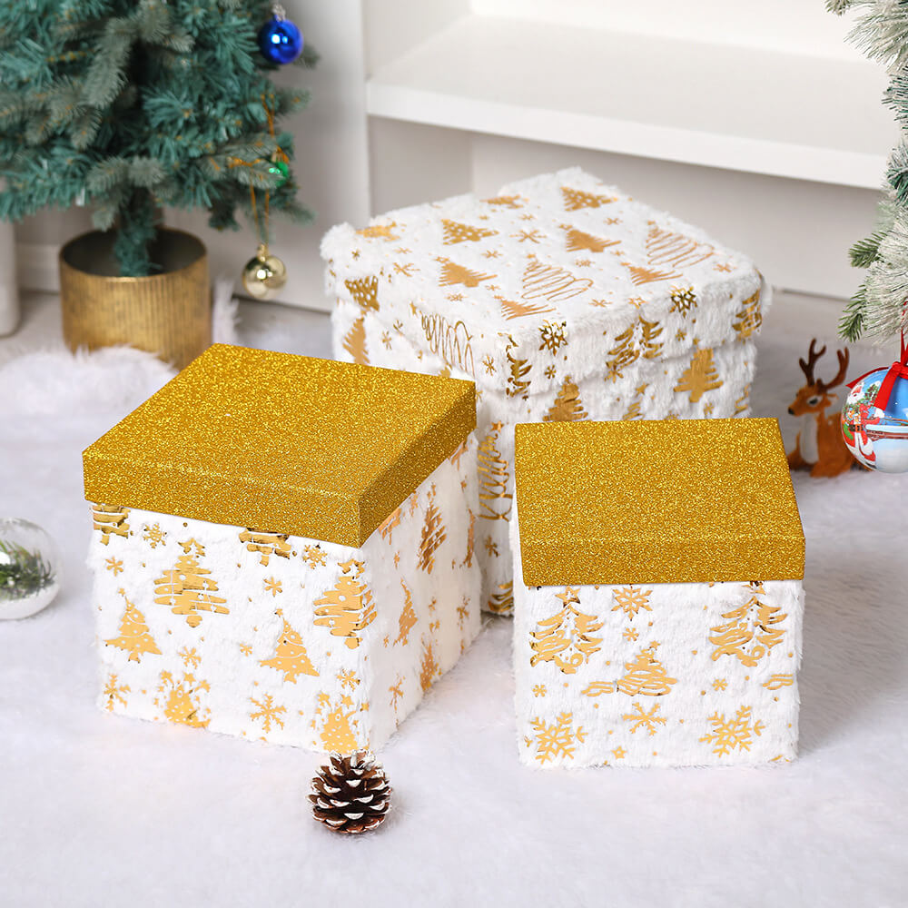 Christmas Gold Square Box Set