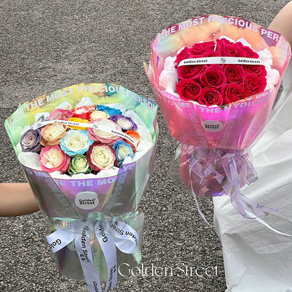 Fluorescent Candy Colorful Wrap Paper