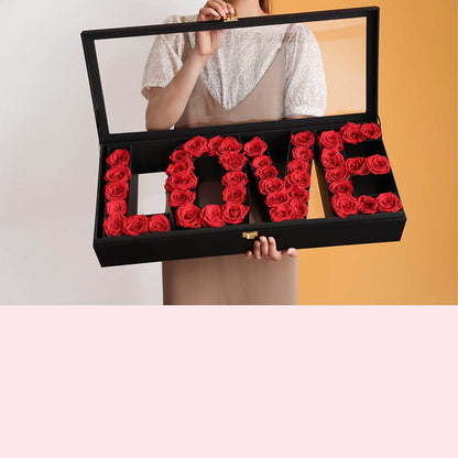 Cajas de regalo con forma de corazón y rosas en forma de ventana: lotes al por mayor