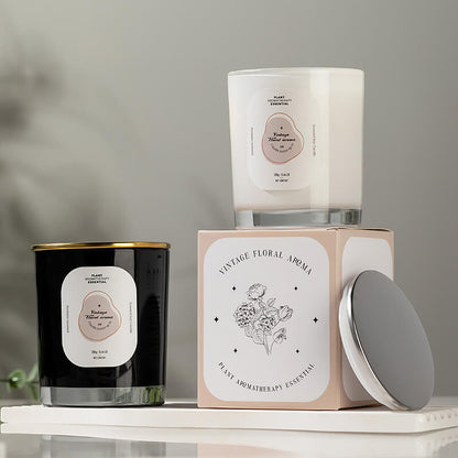 Vela perfumada aromática, hecha a mano, sin humo