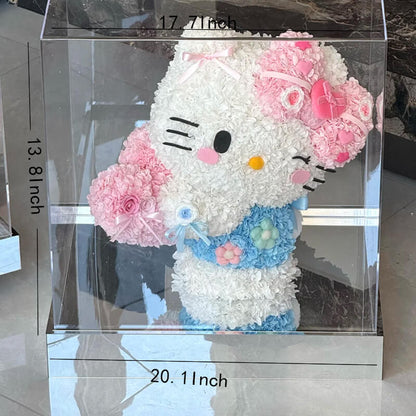 Rosas eternas, flores preservadas en cúpula de cristal