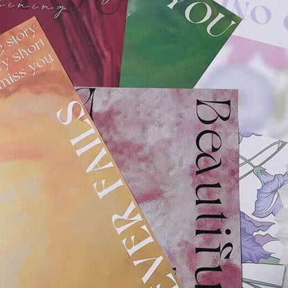 Colorful Flower Wrapping Paper, 15 × 20.8 Inch, 10 Sheets