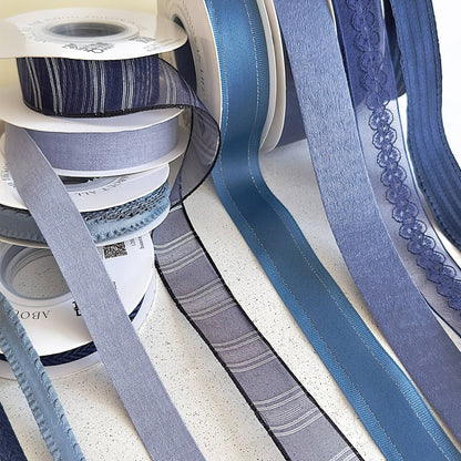 Ruban de flocon de neige transparent de Noël