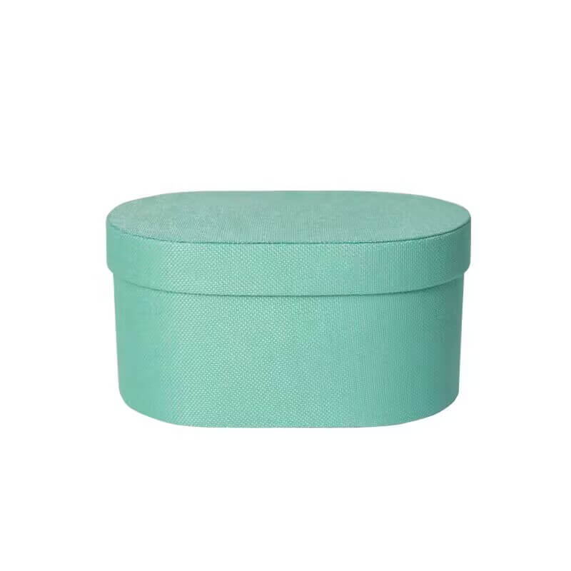 Boîte à fleurs ronde en velours 