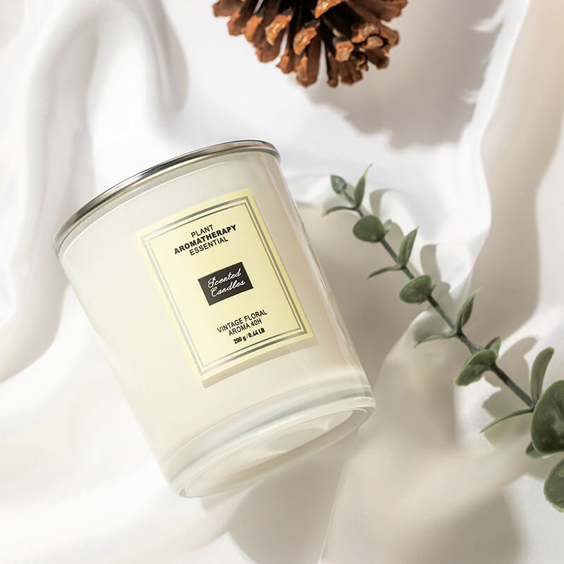 Velas de aromaterapia, decoración de lujo para el hogar