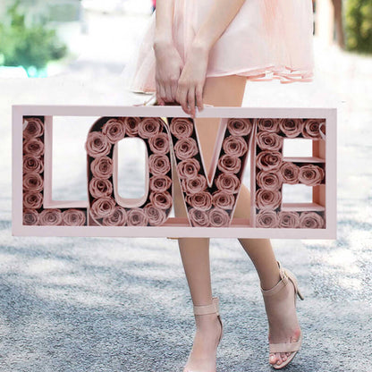 Cajas de regalo con forma de corazón y rosas en forma de ventana: lotes al por mayor