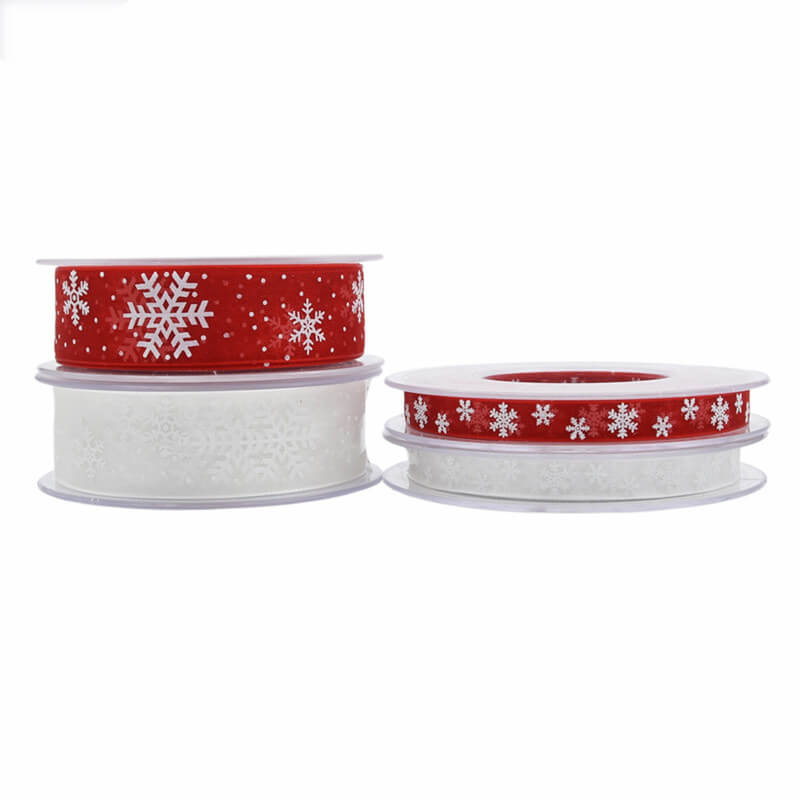 Christmas Transparent Snowflake Ribbon