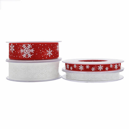 Christmas Transparent Snowflake Ribbon