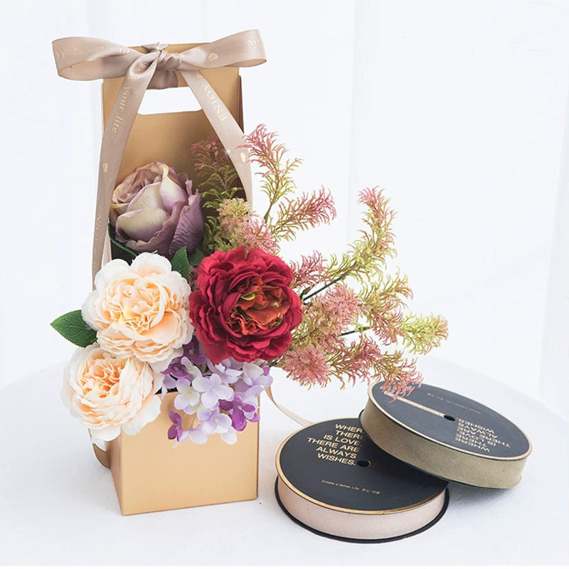 10pcs Elegant Floral Gift Bags