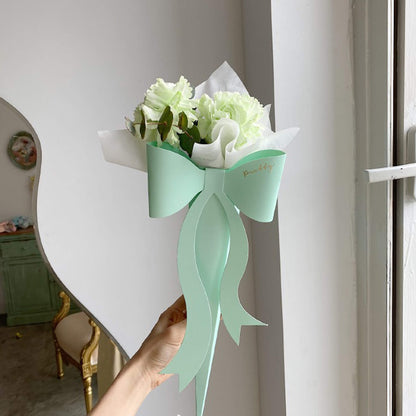 Single Bow Flower Box Rose Bouquet Packaging Box