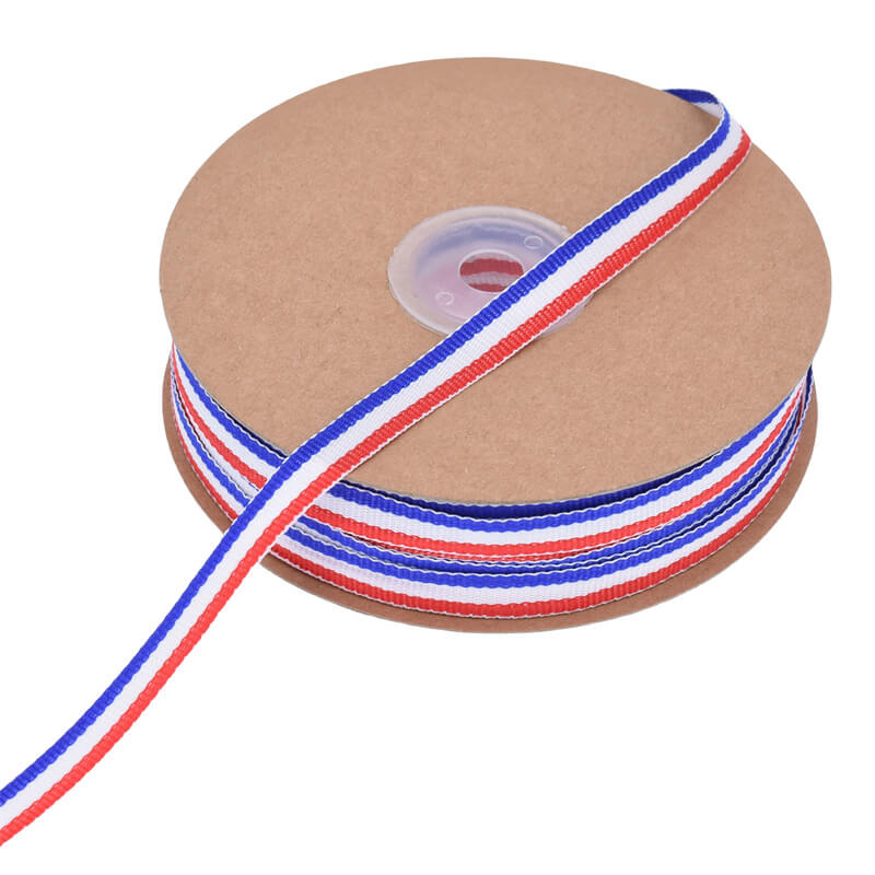 Christmas Classic Tricolor Packaging Ribbon