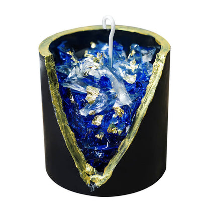 Bougie parfumée en cristal de lavande et de gelée