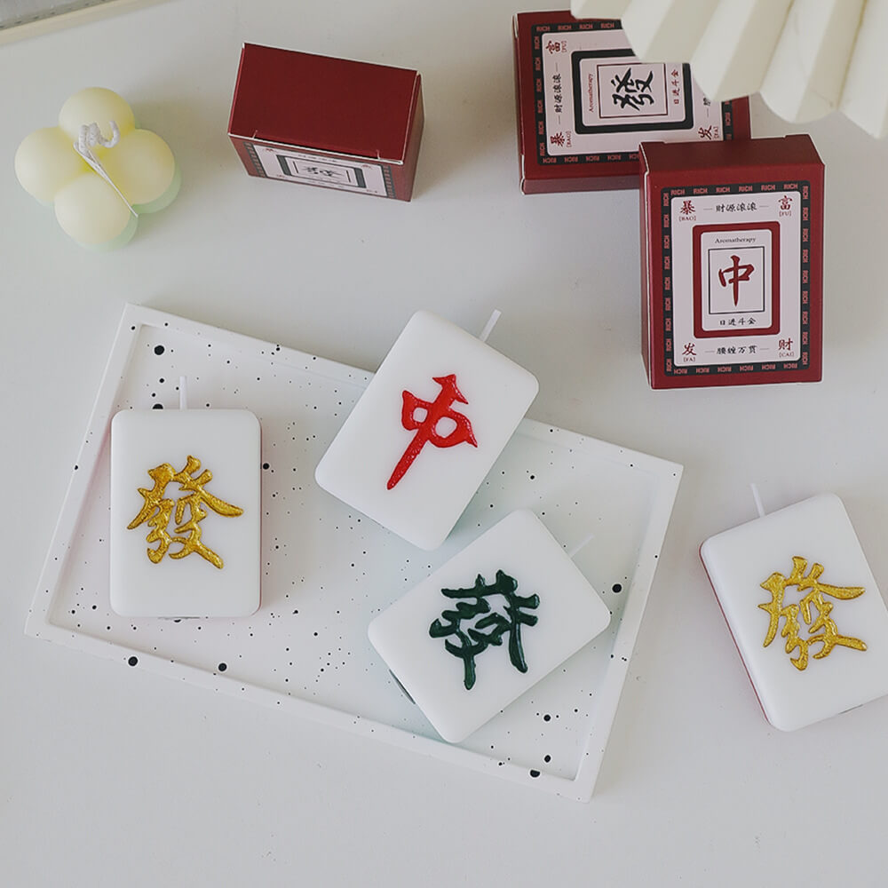 Mahjong Paraffin Soybean Wax Scented Candle