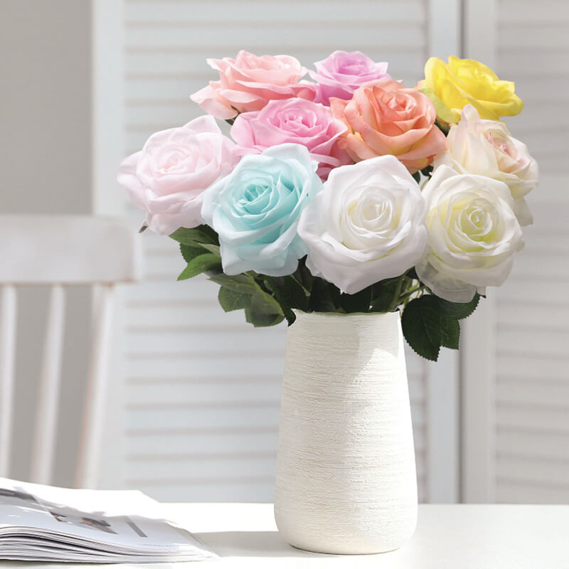 Long Stem Artificial Rose Flowers