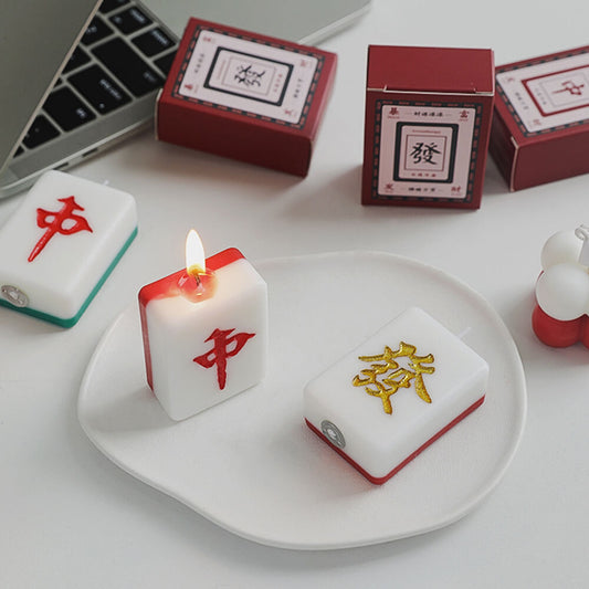 Mahjong Paraffin Soybean Wax Scented Candle