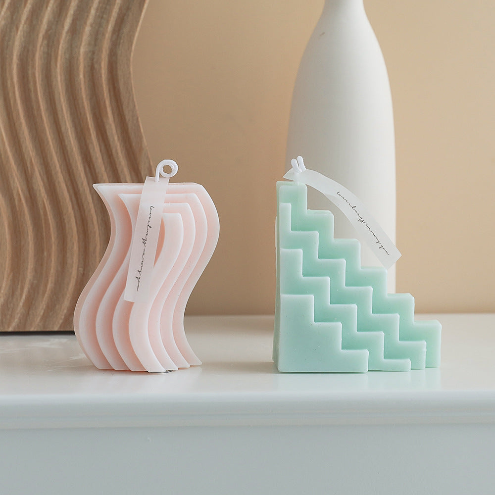 Irregular Geometric Shaped Scented Candle