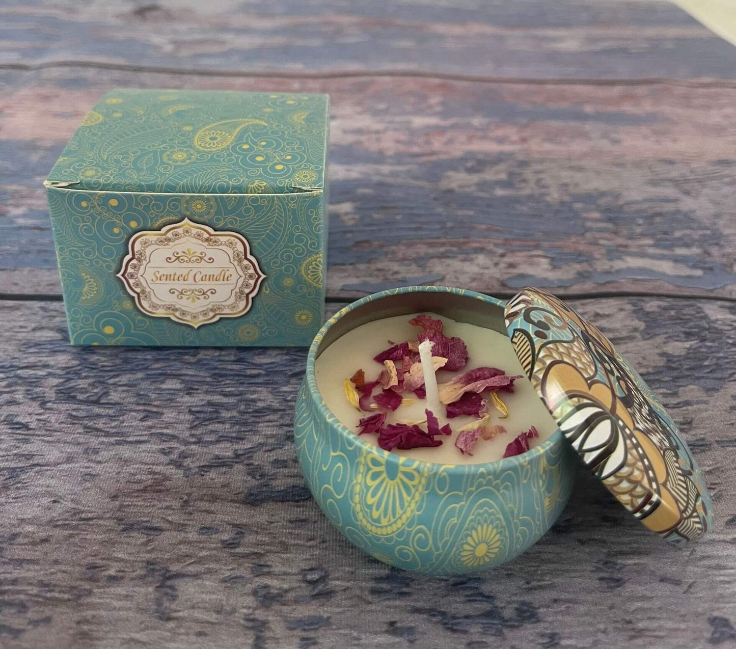 Luxury Vintage Tin Scented Candle