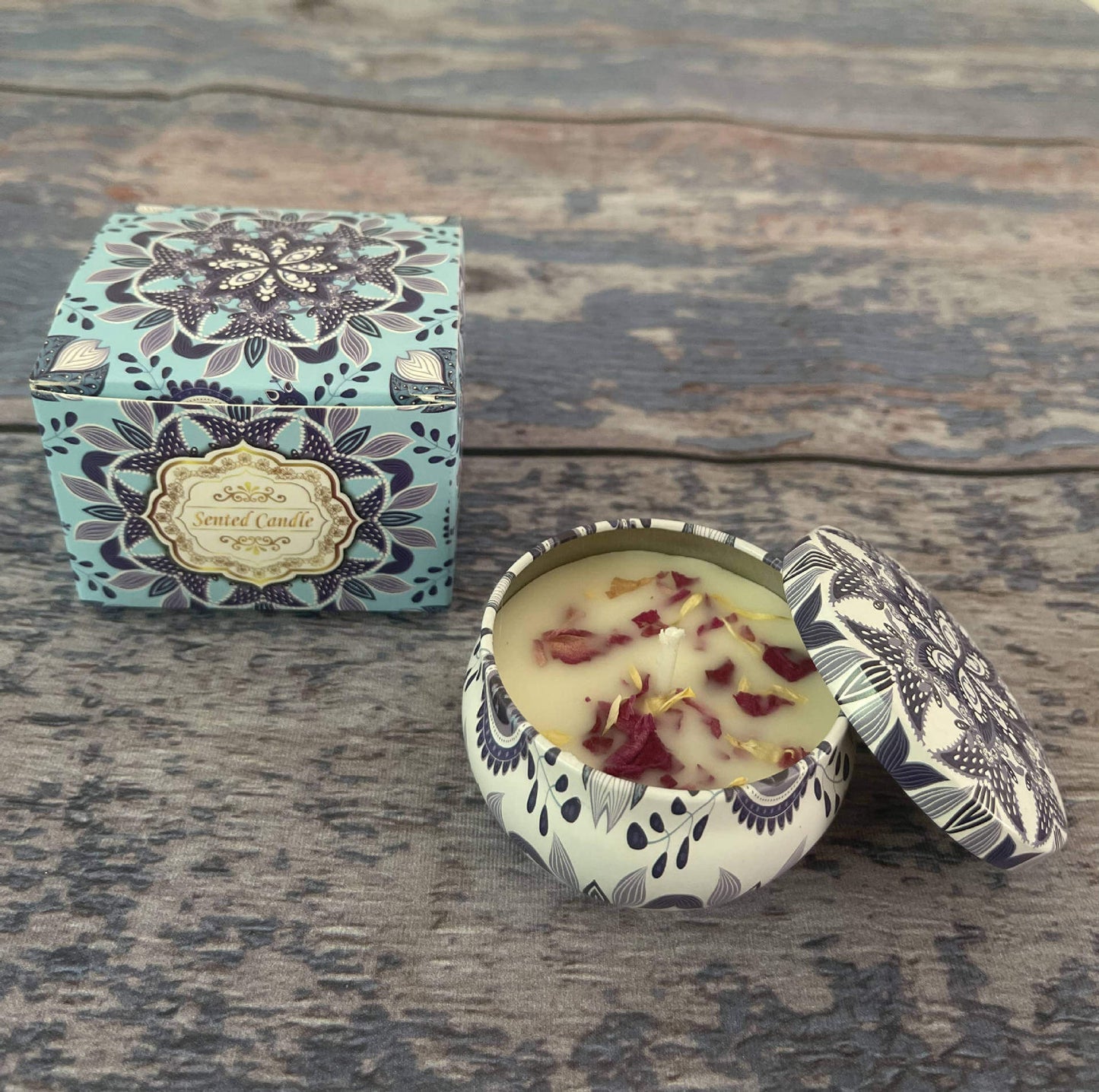 Luxury Vintage Tin Scented Candle